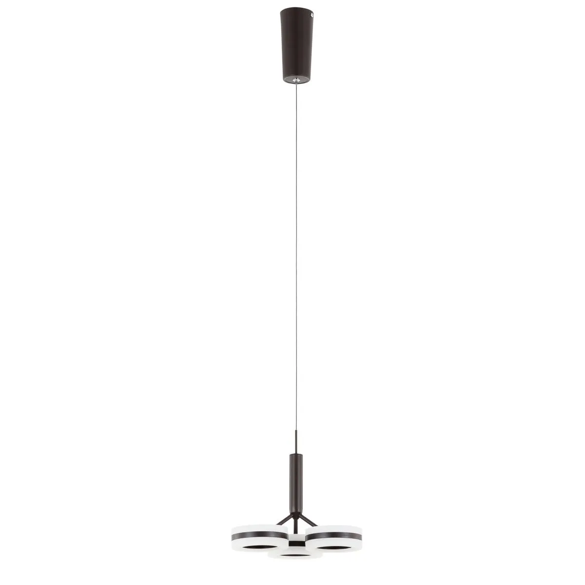 Metis, nowoczesna lampa wisząca, brązowa, LED, 3000K, AD16002-3A COFFEE
